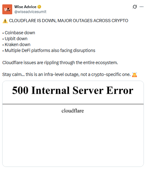 Cloudflare Outage
