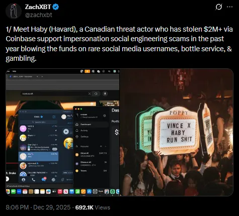 Fake Coinbase Support Crypto Scam