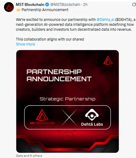 MST Blockchain New Partnership