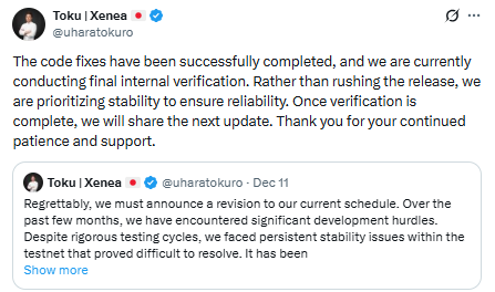 Xenea Wallet Launch Update 
