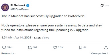 Pi Network Protocol 21 upgrade 