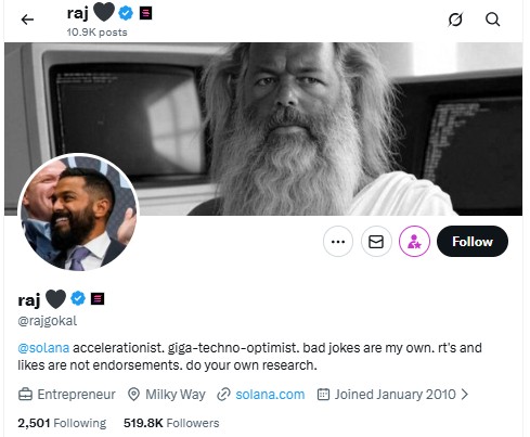 raj gokal solana founder