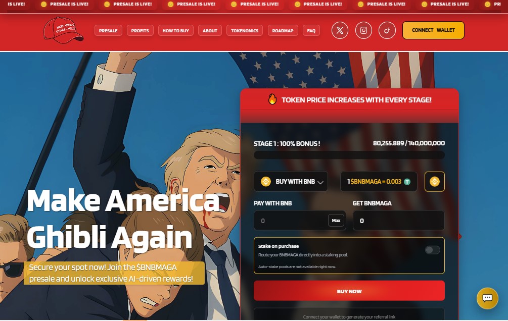 BNBMAGA Crypto Presale 