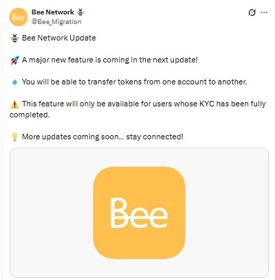 Bee Network Update 