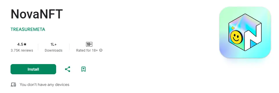 Treasure NFT vs Nova NFT 