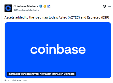 aztec crypto listing update 