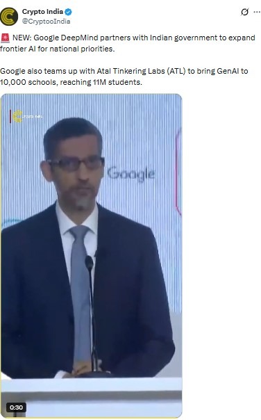 Google DeepMind India Partnership