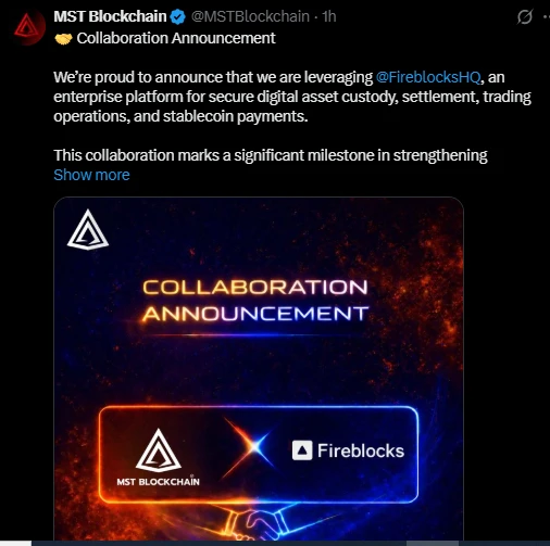 MST Blockchain latest news