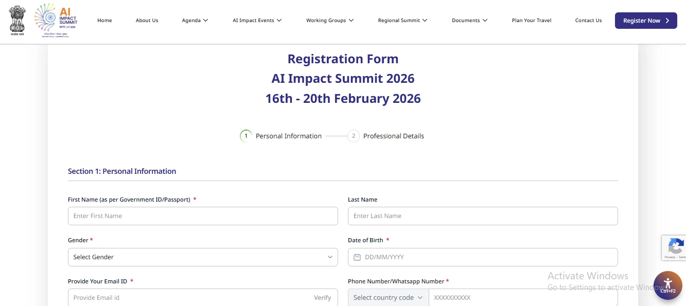 India AI Summit 2026 Registration