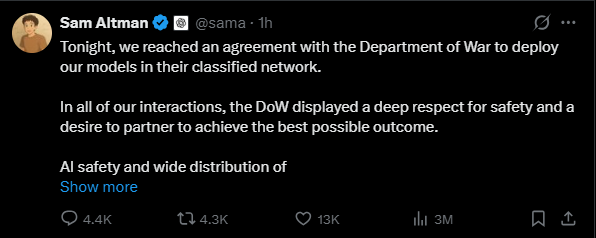 OpenAI Pentagon Deal