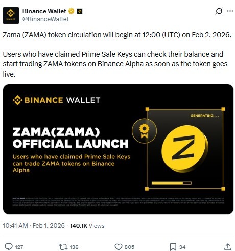 ZAMA Binance 
