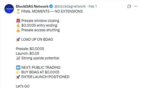 BDAG Launch Price Details 