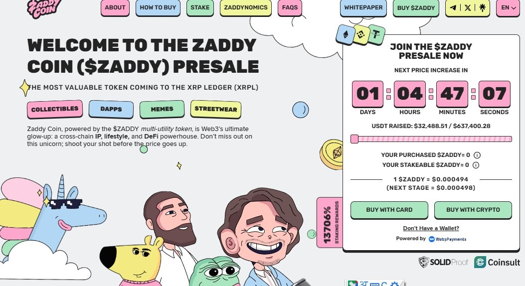Zaddy Coin ($ZADDY)