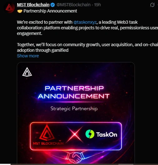 MST Blockchain News Today