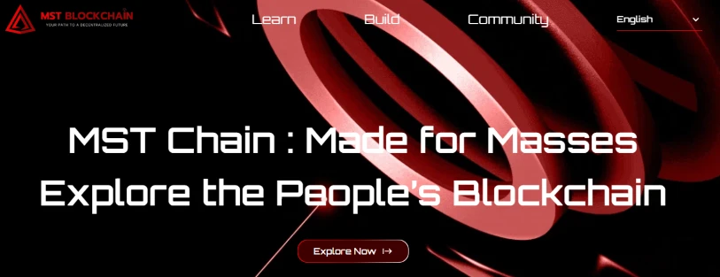 MST Blockchain Website