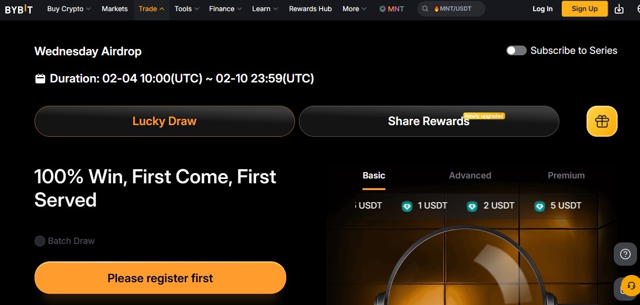 Join Bybit Wednesday Airdrop