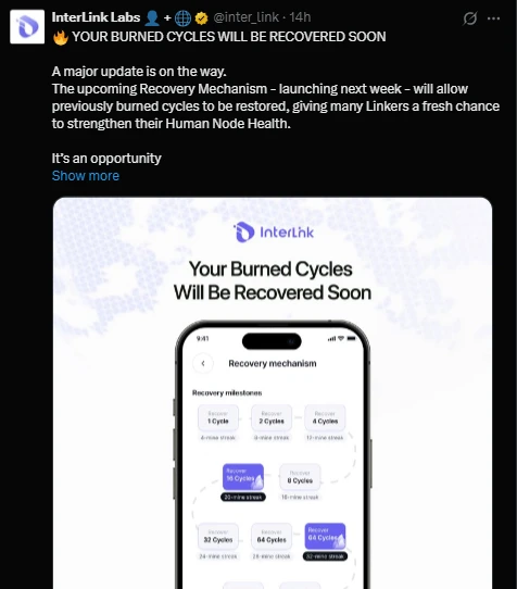 Interlink Network Coin Launch Date