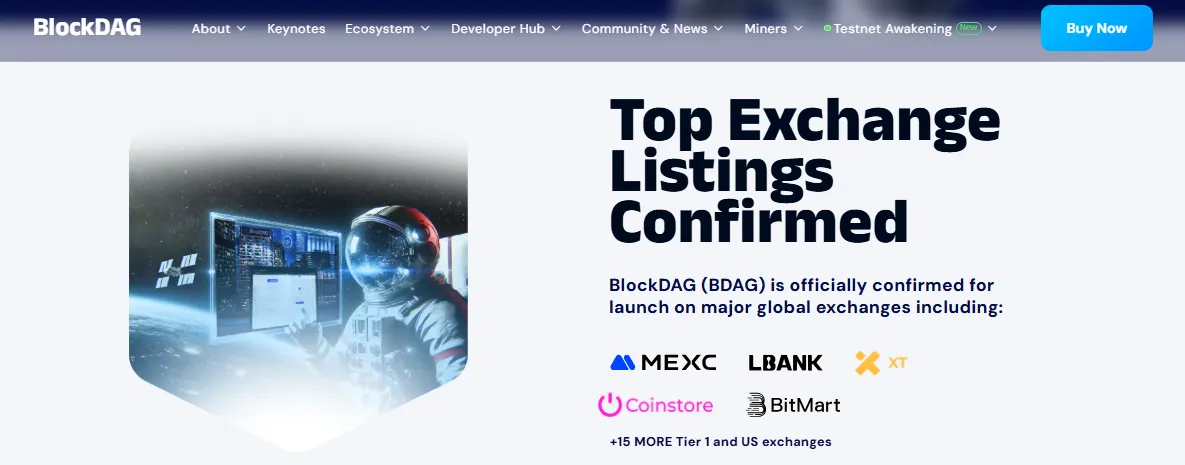 BlockDAG Listing