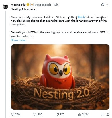 moonbirds nesting 2.0