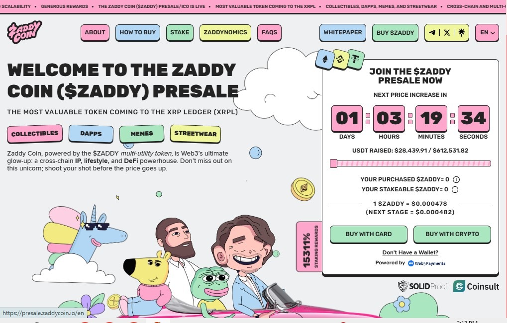 Zaddy Coin ($ZADDY)