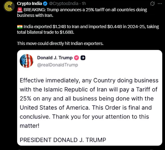 Trump Iran Tariff