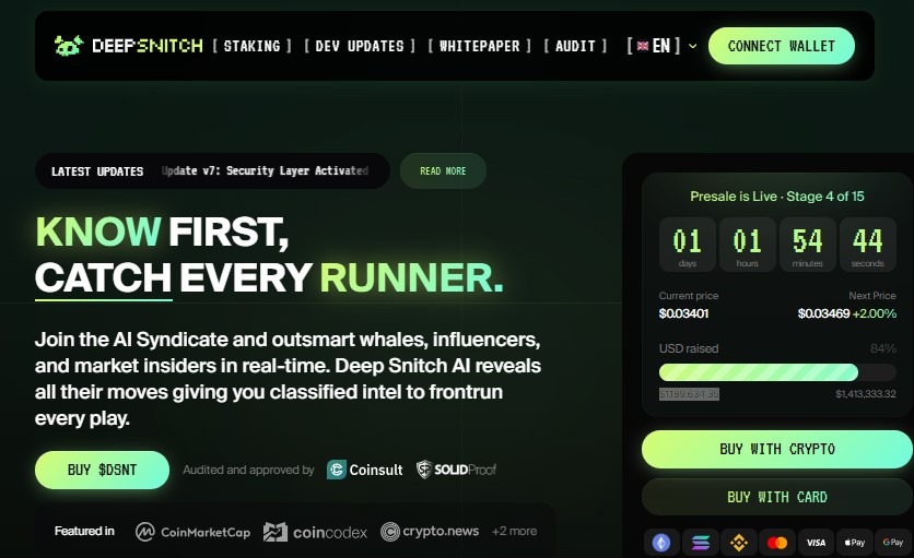 DeepSnitch AI ($DSNT)