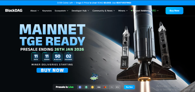 BlockDAG Presale End Date