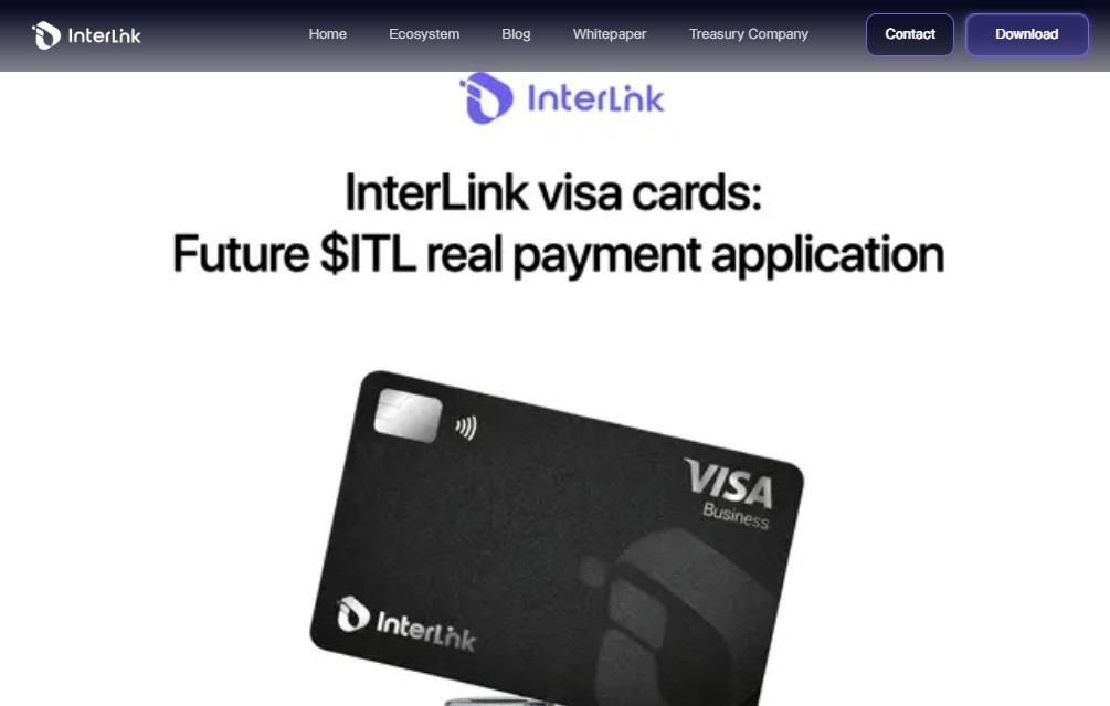  Interlink Visa Card 