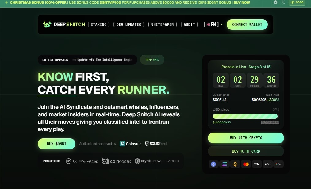 DeepSnitch AI ($DSNT)