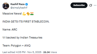 ARC Stablecoin Launch