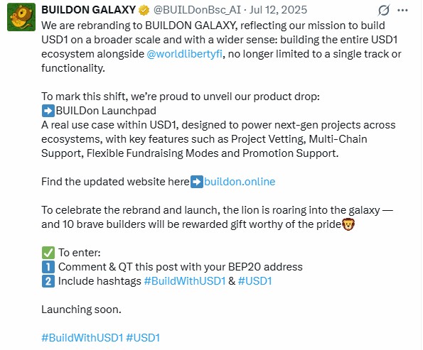 buildon Rebranding Anniversary
