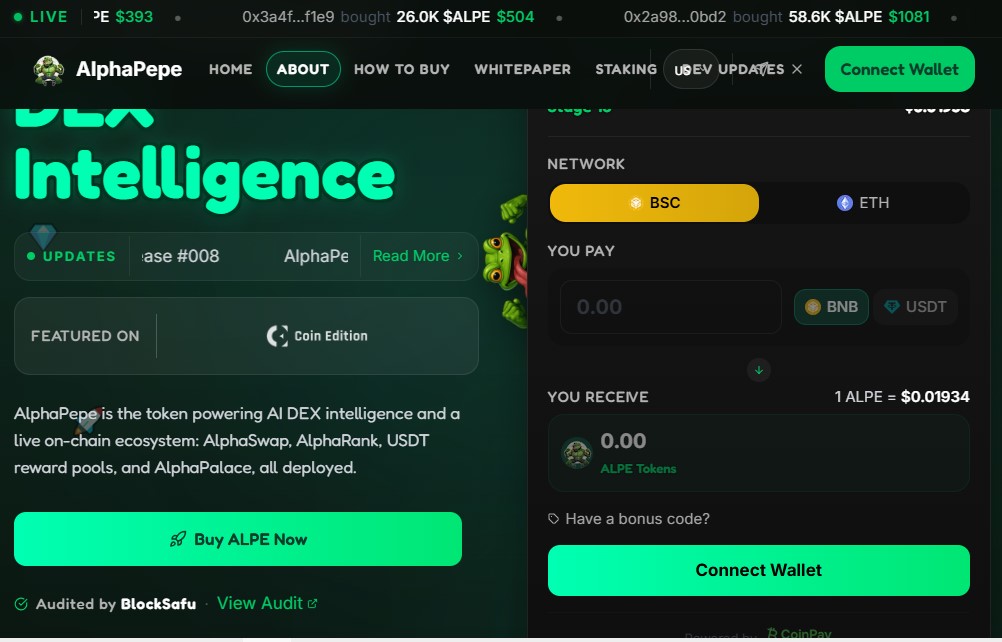 Presale Stage-Based pricing