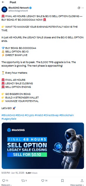 Blockdag Legacy Sale 