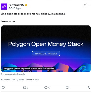 Polygon Open Money Stack