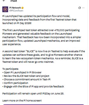 Pi Network Update