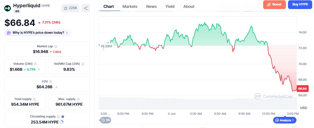 HYPE Crypto Price Prediction in hindi 