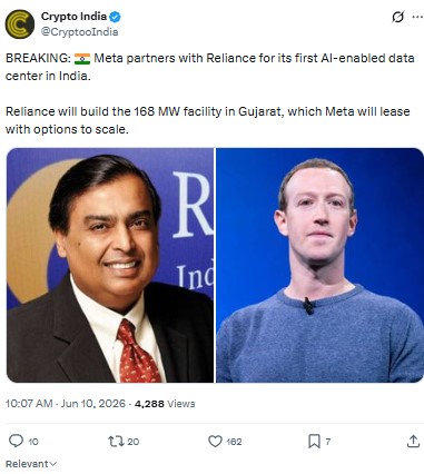 Meta Reliance Partnership