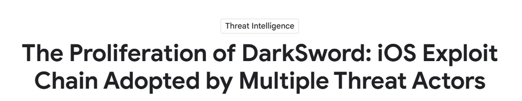 darksword spyware google warning 