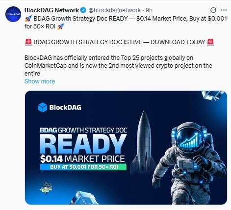 blockdag news listing and bdag presale update