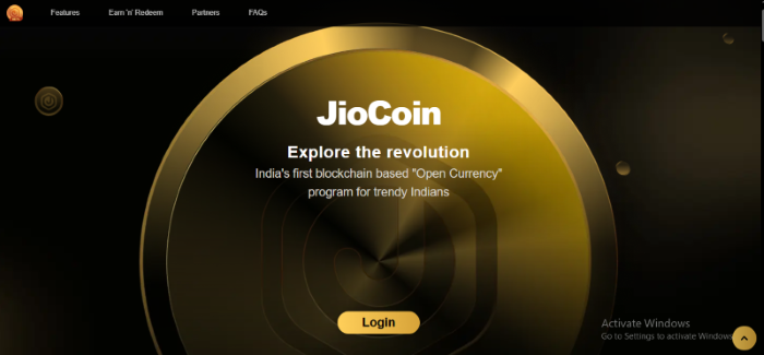Jio Coin Price Today