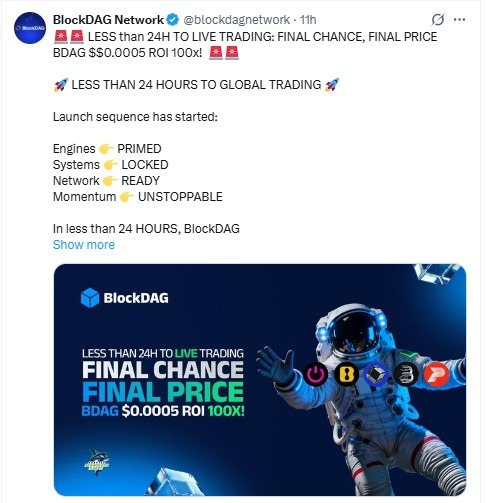 blockdag launch date, blockdag presale end date update 