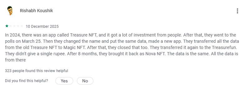 Nova NFT Owner