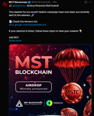 MST Blockchain Airdrop