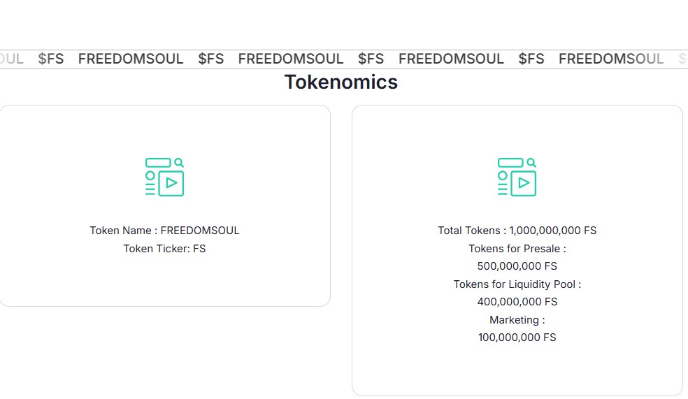 FreedomSoul Crypto Presale