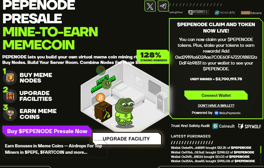  PEPENODE - Virtual Mining Narrative