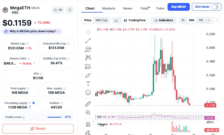 MEGA Market Overview 