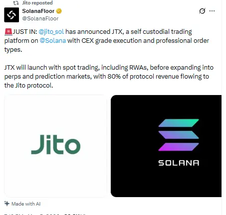 Jito Labs ने लॉन्च किया JTX