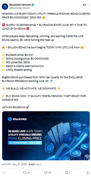 BlockDAG Buyback 