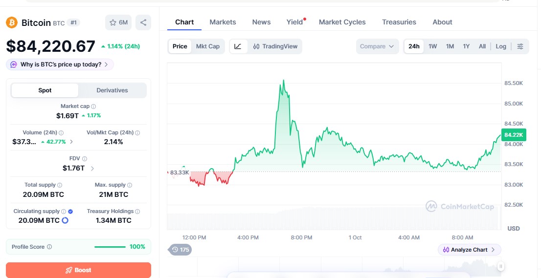 bitcoin price