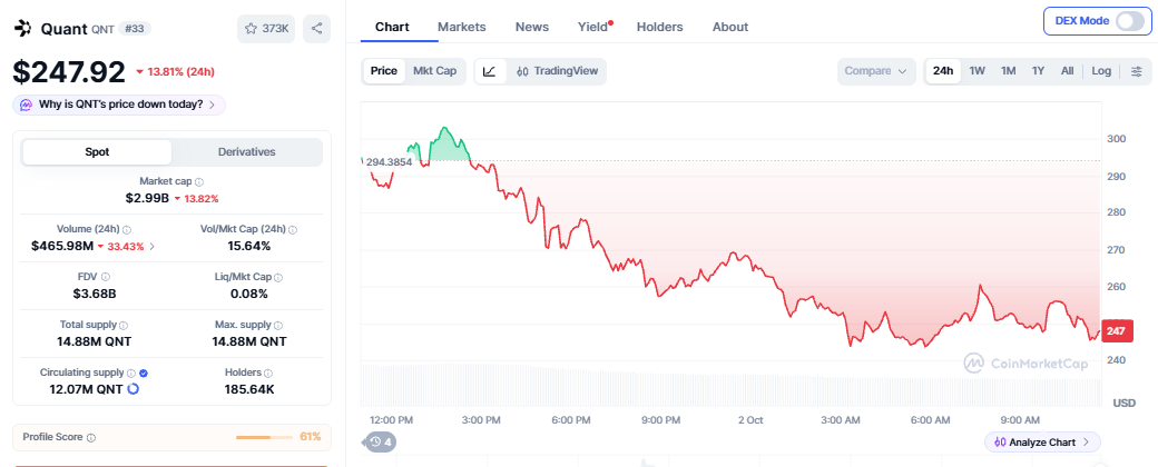 QNT Coin Price Prediction